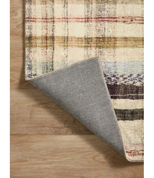 Chris Loves Julia x Loloi Humphrey Ivory / Multi HUM-02 3 ft. 6 in. X 5 ft. 6 in. Rectangle Rug