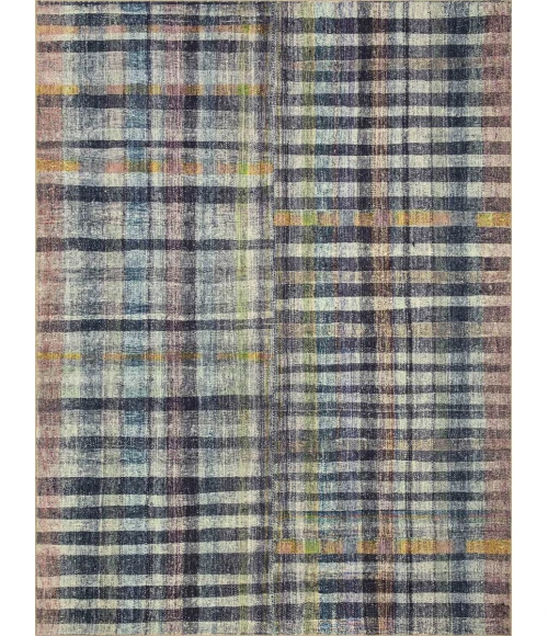 Chris Loves Julia x Loloi Humphrey Plum / Multi HUM-04 3 ft. 6 in. X 5 ft. 6 in. Rectangle Rug