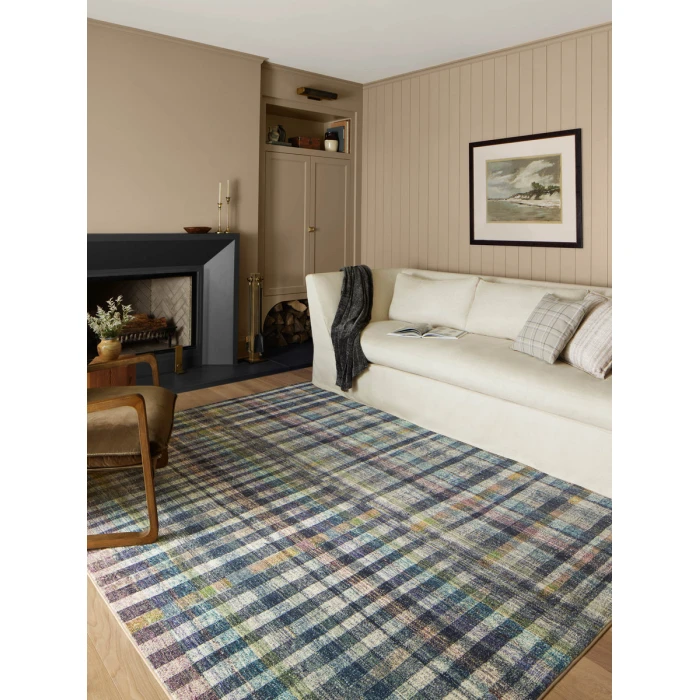 Chris Loves Julia x Loloi Humphrey Plum / Multi HUM-04 2 ft. 3 in. X 9 ft. 6 in. Rectangle Rug