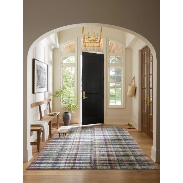 Chris Loves Julia x Loloi Humphrey Plum / Multi HUM-04 2 ft. 3 in. X 9 ft. 6 in. Rectangle Rug
