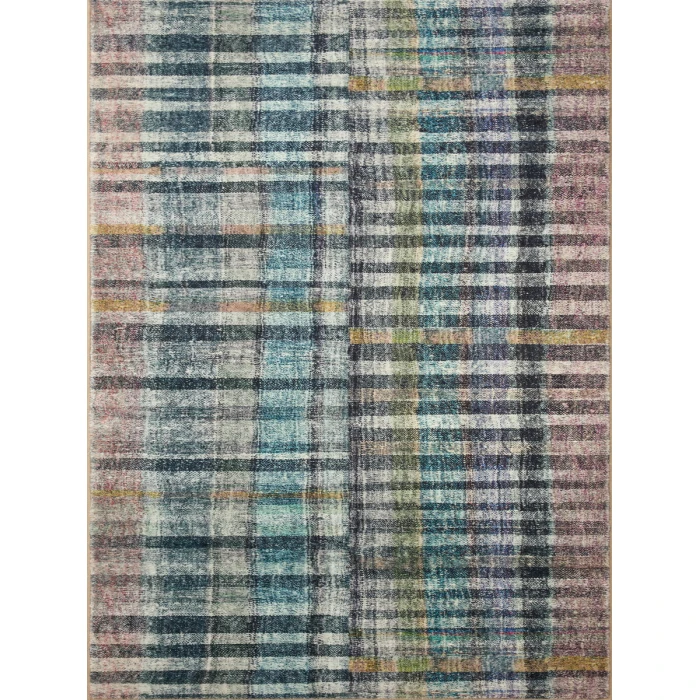 Chris Loves Julia x Loloi Humphrey Plum / Multi HUM-04 2 ft. 3 in. X 9 ft. 6 in. Rectangle Rug