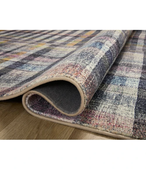 Chris Loves Julia x Loloi Humphrey Plum / Multi HUM-04 3 ft. 6 in. X 5 ft. 6 in. Rectangle Rug