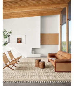 Loloi Hygge YG-04 OATMEAL / SAND Area Rug 8 ft. 6 in. X 11 ft. 6 in. Rectangle