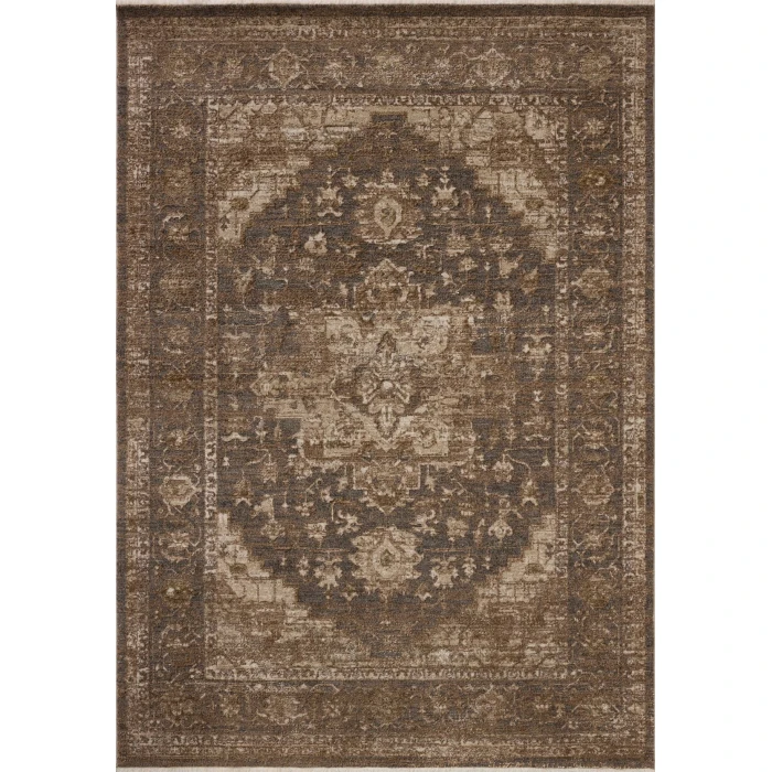 Loloi Haywood Charcoal / Mocha HYD-03 3ft.-6in. X 5ft.-7in. Rect. Rug