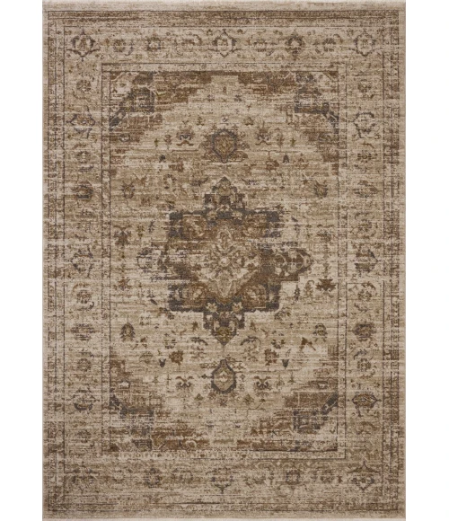 Loloi Haywood Natural / Bark HYD-03 18in. X 18in. Sample Rect. Rug