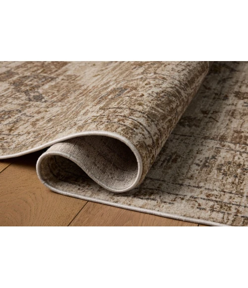 Loloi Haywood Natural / Bark HYD-03 18in. X 18in. Sample Rect. Rug
