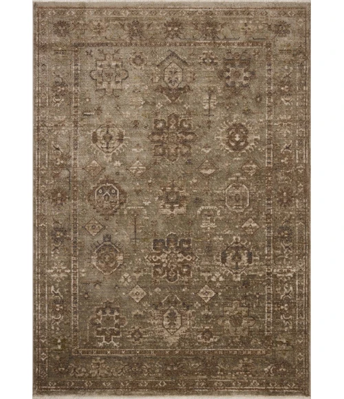 Loloi Haywood Sage / Earth HYD-04 18in. X 18in. Sample Rect. Rug