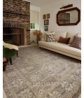 Chris Loves Julia x Loloi Ida Taupe / Multi IDA-01 2ft.-7in. X 10ft. Rect. Rug