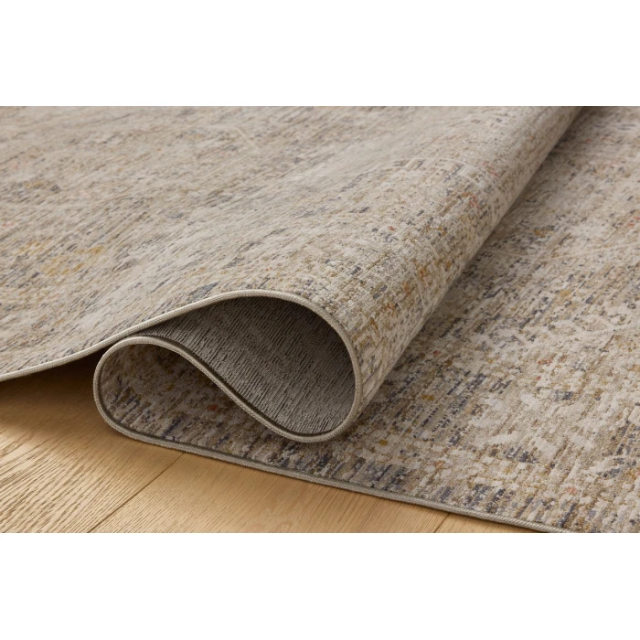 Chris Loves Julia x Loloi Ida Taupe / Multi IDA-01 2ft.-7in. X 10ft. Rect. Rug