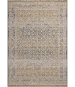 Chris Loves Julia x Loloi Ida Stone / Gold IDA-02 2ft.-7in. X 10ft. Rect. Rug