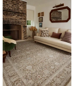Chris Loves Julia x Loloi Ida Bark / Multi IDA-03 2ft.-7in. X 10ft. Rect. Rug