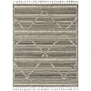 Loloi Iman IMA-01 IVORY / black Area Rug 7 ft. 9 in. X 9 ft. 9 in. Rectangle