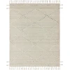 Loloi Iman IMA-03 IVORY / LT. GREY Area Rug 7 ft. 9 in. X 9 ft. 9 in. Rectangle
