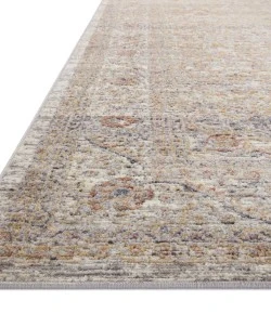 Loloi Indra INA-01 Stone / Multi Area Rug 18 in. X 18 in. Sample