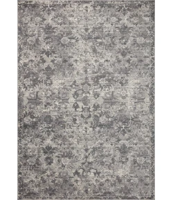 Loloi Indra INA-04 Charcoal / Silver Area Rug 18 in. X 18 in. Sample