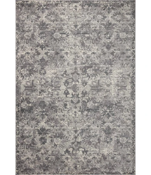 Loloi Indra Charcoal / Silver 18" x 18" Sample Rug