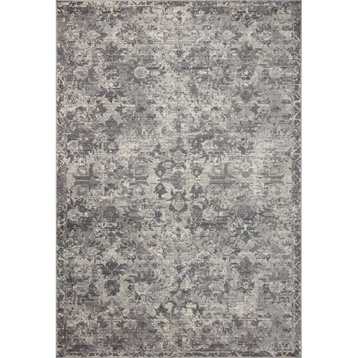 Loloi Indra Charcoal / Silver 18" x 18" Sample Rug