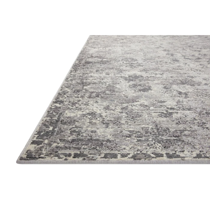 Loloi Indra Charcoal / Silver 18" x 18" Sample Rug