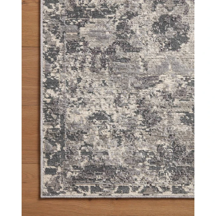 Loloi Indra Charcoal / Silver 18" x 18" Sample Rug