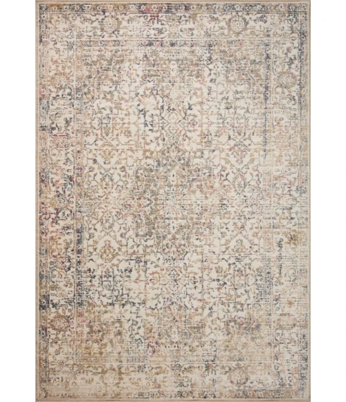 Loloi Indra Ivory / Multi 3'-7" x 5'-7" Accent Rug