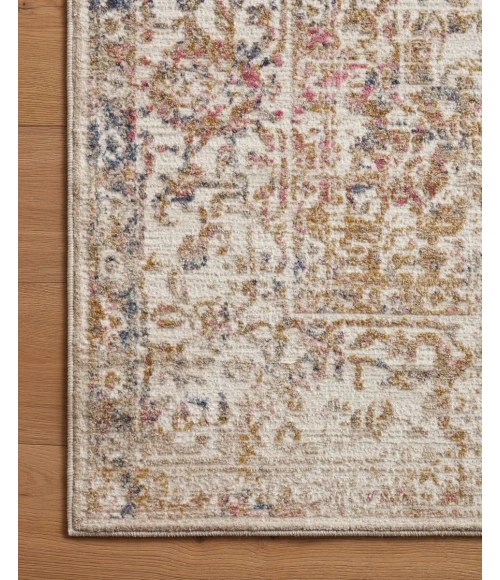 Loloi Indra Ivory / Multi 3'-7" x 5'-7" Accent Rug