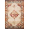 Loloi Isadora ISA-04 ANT. IVORY / SUNSET Area Rug 5 ft. X 7 ft. 3 in. Rectangle