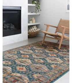 Loloi Isadora ISA-06 LAGOON / MULTI Area Rug 8 ft. 0 in. X 10 ft. 0 in. Rectangle
