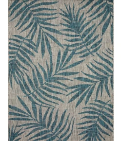 Loloi Isle IE-10 GREY / AQUA Area Rug 7 ft. 10 in. X 10 ft. 9 in. Rectangle