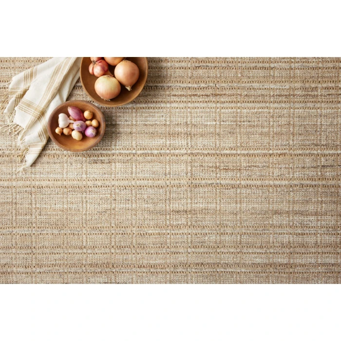 Loloi Jamie JEM-01 Natural / Sand 18" x 18" Sample Area Rug