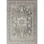Loloi Joaquin JOA-01 black / IVORY Area Rug 18 in. X 18 in. Sample