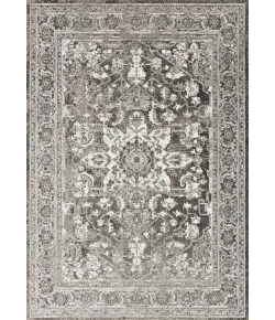 Loloi Joaquin JOA-01 black / IVORY Area Rug 18 in. X 18 in. Sample