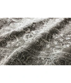 Loloi Joaquin JOA-01 black / IVORY Area Rug 18 in. X 18 in. Sample
