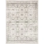 Loloi Joaquin JOA-04 IVORY / GREY Area Rug 18 in. X 18 in. Sample