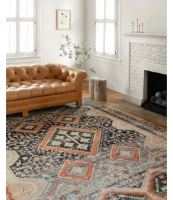 Loloi Jocelyn JOC-05 NAVY / MULTI Area Rug 6 ft. 7 in. X 9 ft. 7 in. Rectangle