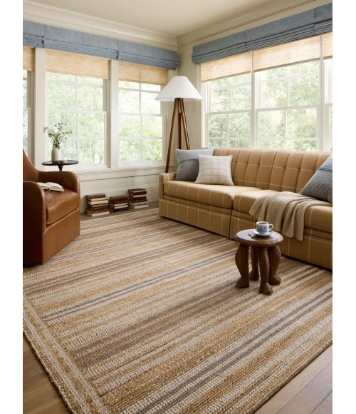 Chris Loves Julia x Loloi Judy Natural / Dove JUD-03 8 ft. 6 in. X 11 ft. 6 in. Rectangle Rug