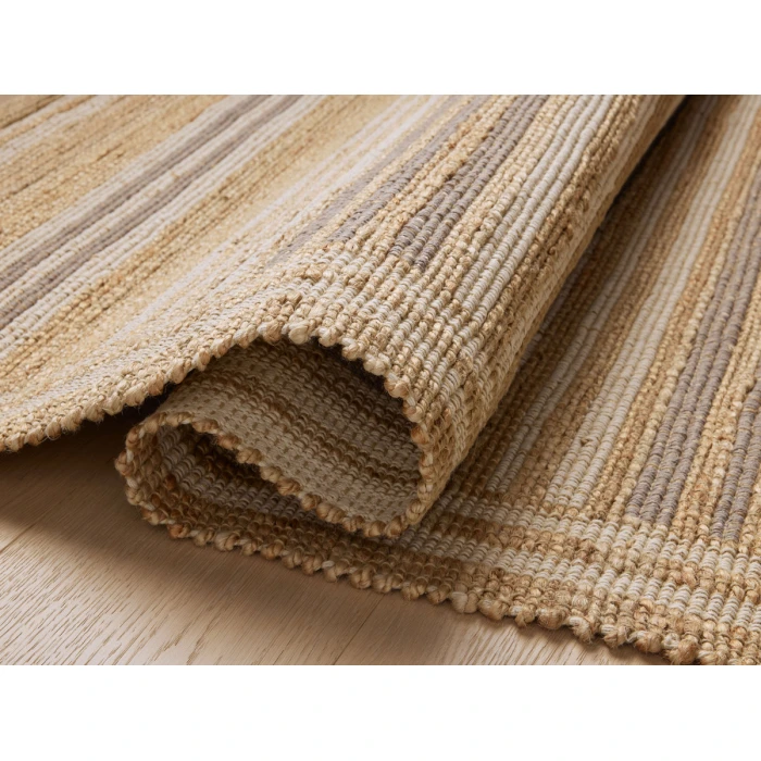 Chris Loves Julia x Loloi Judy Natural / Dove JUD-03 2 ft. 6 in. X 7 ft. 6 in. Rectangle Rug
