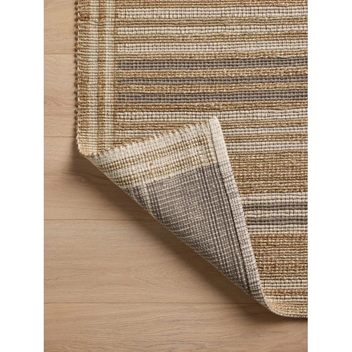 Chris Loves Julia x Loloi Judy Natural / Dove JUD-03 2 ft. 6 in. X 7 ft. 6 in. Rectangle Rug