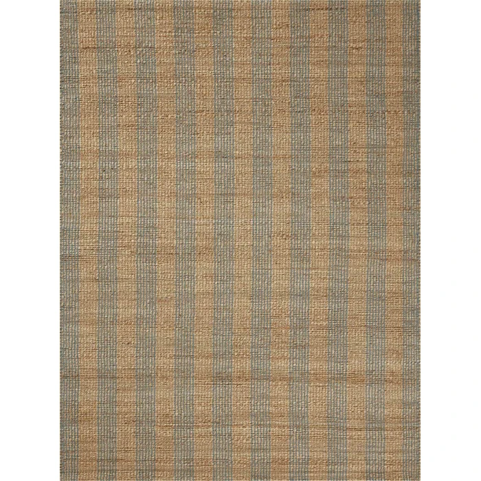 Chris Loves Julia x Loloi Judy Natural / Sky JUD-04 2 ft. 6 in. X 7 ft. 6 in. Rectangle Rug