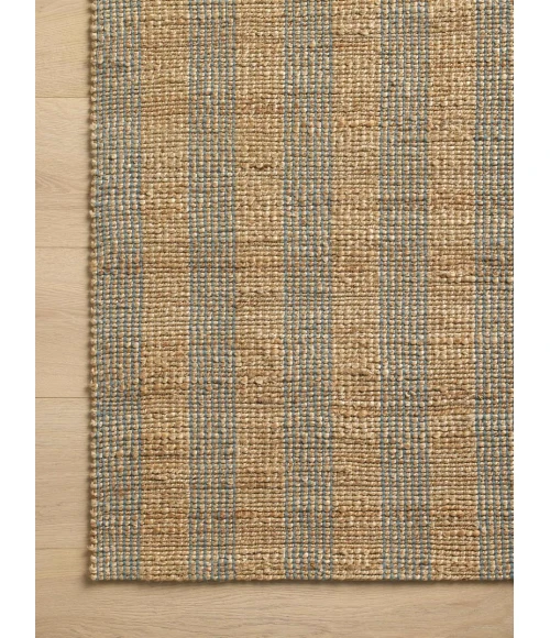 Chris Loves Julia x Loloi Judy Natural / Sky JUD-04 8 ft. 6 in. X 11 ft. 6 in. Rectangle Rug
