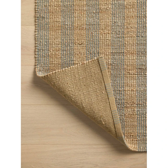 Chris Loves Julia x Loloi Judy Natural / Sky JUD-04 2 ft. 6 in. X 7 ft. 6 in. Rectangle Rug