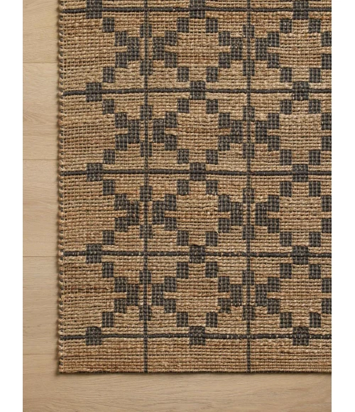 Chris Loves Julia x Loloi Judy Natural / Graphite JUD-05 9 ft. 3 in. X 13 ft. Rectangle Rug