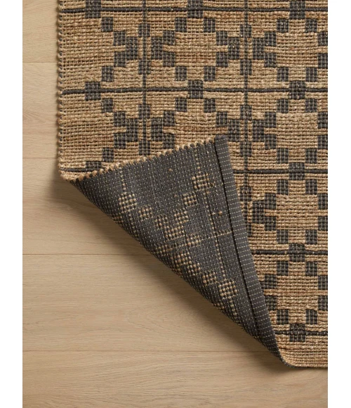 Chris Loves Julia x Loloi Judy Natural / Graphite JUD-05 9 ft. 3 in. X 13 ft. Rectangle Rug