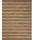 Chris Loves Julia x Loloi Judy Natural / Chocolate JUD-06 7 ft. 9 in. X 9 ft. 9 in. Rectangle Rug
