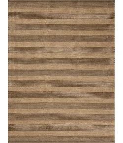 Chris Loves Julia x Loloi Judy Natural / Chocolate JUD-06 9 ft. 3 in. X 13 ft. Rectangle Rug