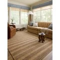 Chris Loves Julia x Loloi Judy Natural / Chocolate JUD-06 3 ft. 6 in. X 5 ft. 6 in. Rectangle Rug