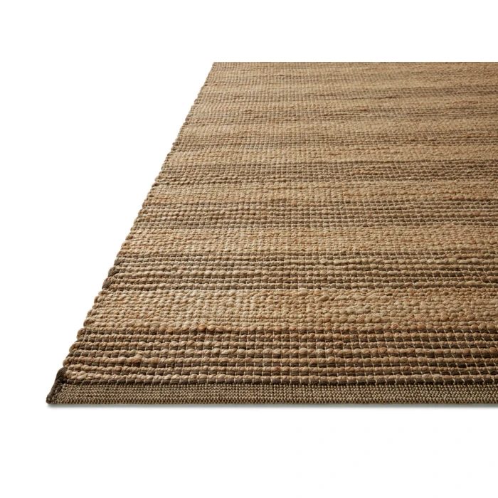 Chris Loves Julia x Loloi Judy Natural / Chocolate JUD-06 2 ft. 6 in. X 7 ft. 6 in. Rectangle Rug