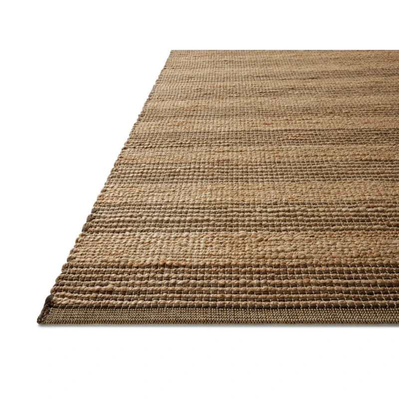 Chris Loves Julia x Loloi Judy Natural / Chocolate JUD-06 3 ft. 6 in. X 5 ft. 6 in. Rectangle Rug