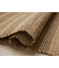 Chris Loves Julia x Loloi Judy Natural / Chocolate JUD-06 7 ft. 9 in. X 9 ft. 9 in. Rectangle Rug