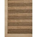 Chris Loves Julia x Loloi Judy Natural / Chocolate JUD-06 3 ft. 6 in. X 5 ft. 6 in. Rectangle Rug