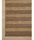 Chris Loves Julia x Loloi Judy Natural / Chocolate JUD-06 7 ft. 9 in. X 9 ft. 9 in. Rectangle Rug